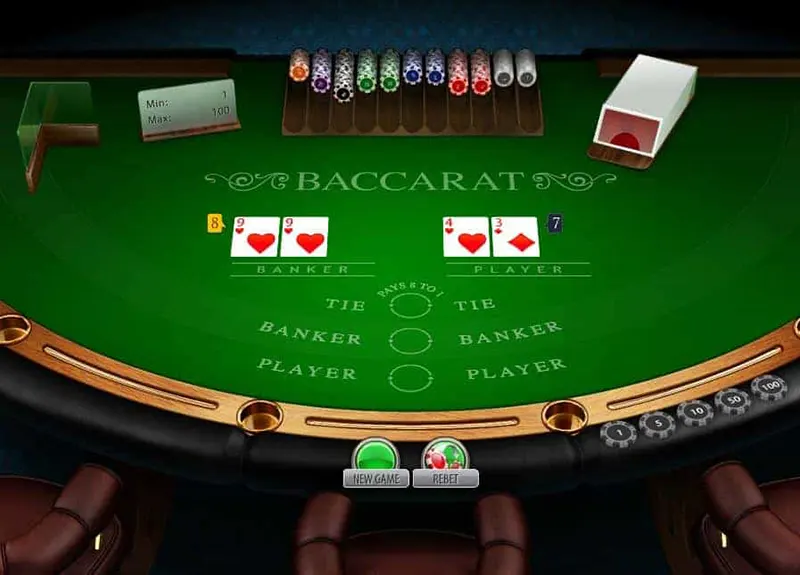 Baccarat là một trò chơi hấp dẫn và phổ biến tại nhiều nhà cái