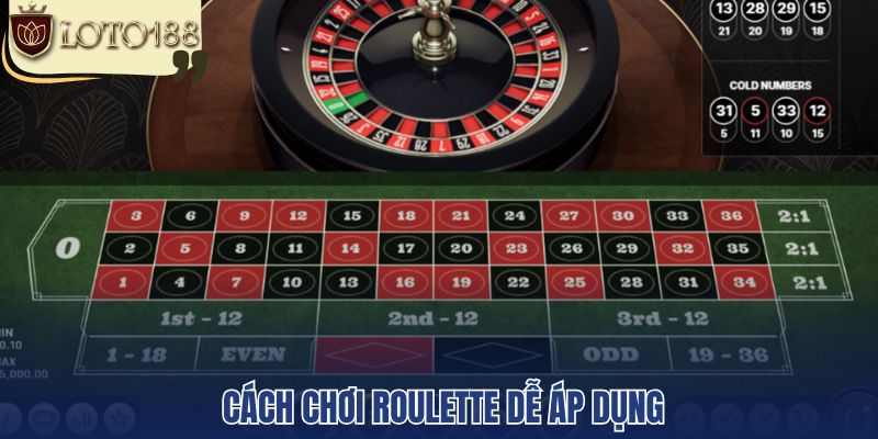 Cách chơi Roulette dễ áp dụng