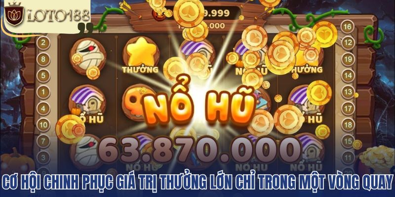 Cơ hội chinh phục giá trị thưởng lớn chỉ trong một vòng quay