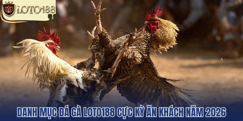 Danh mục đá gà Loto188 cực kỳ ăn khách năm 2026